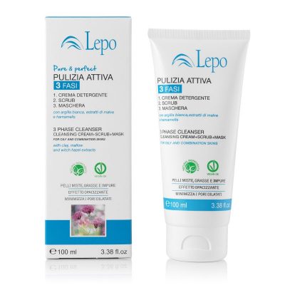 LEPO Vegán 3 fázisú arctisztító pattanásos bőrre 100 ml