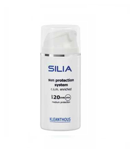 KKleanthous SILIA fényvédő SPF 20 napkrém