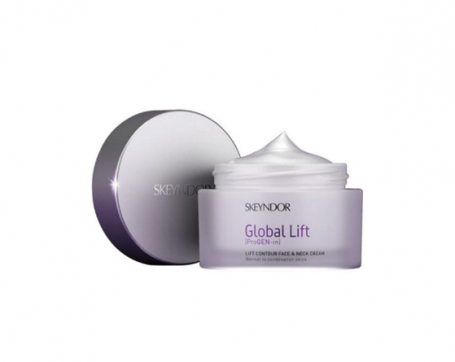 A Skeyndor GLOBAL LIFT arc- és nyakápoló krém (Skeyndor GLOBAL LIFT Contour face & neck cream) egy lifting hatású kontúrjavító krém arcra és nyakra. Innovatív hatóanyagkomplex általános feszesítő és bőrtömörítő hatással.