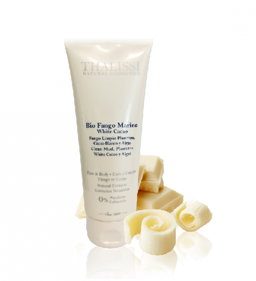 A Thalissi Bio Fango Marino Mud fehércsokis arc- és testmaszk antioxidáns és stimuláns hatásával megszünteti a bőr fáradtságát.